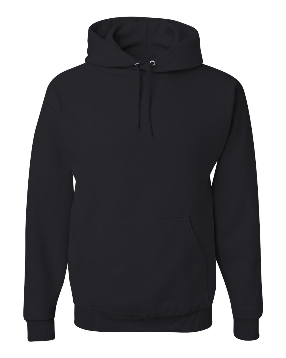 JERZEES Unisex NuBlend® Hooded Sweatshirt - 996MR Black