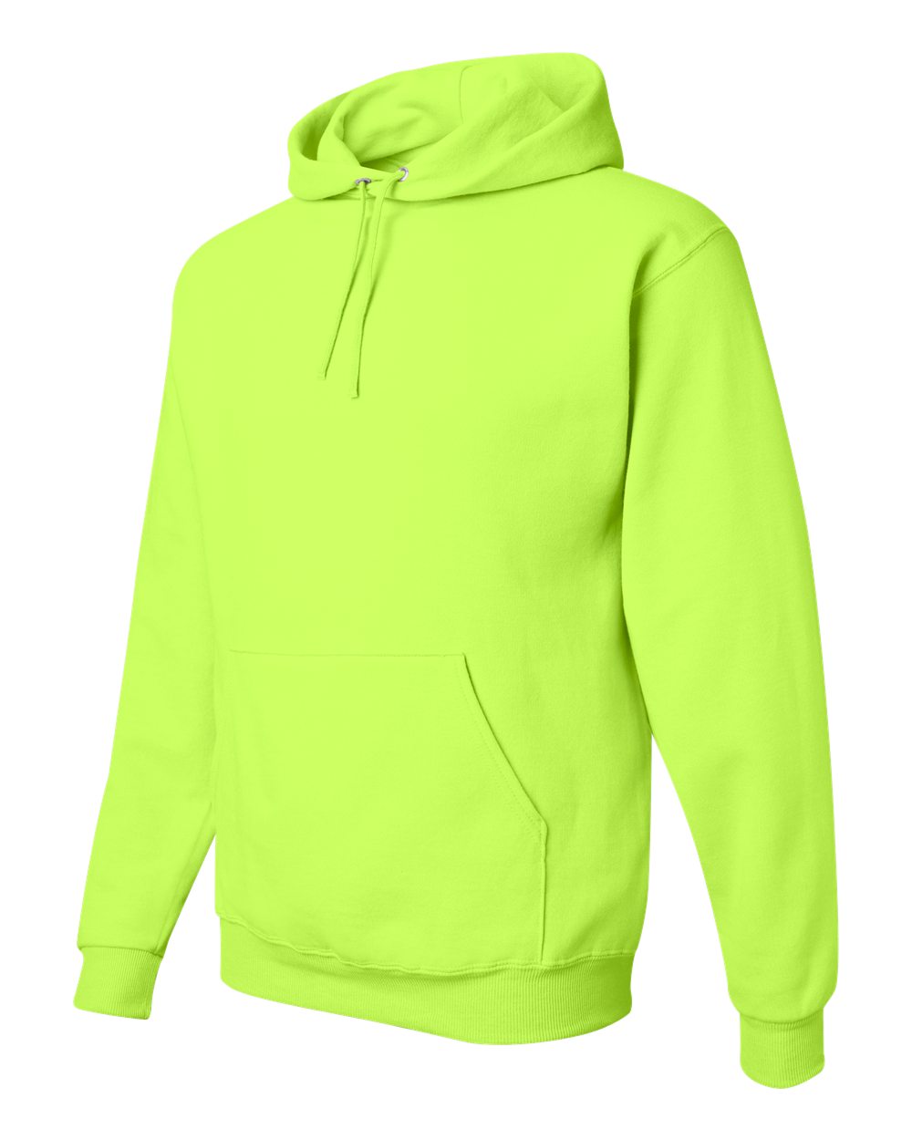 JERZEES Unisex NuBlend® Hooded Sweatshirt - 996MR Safety Green