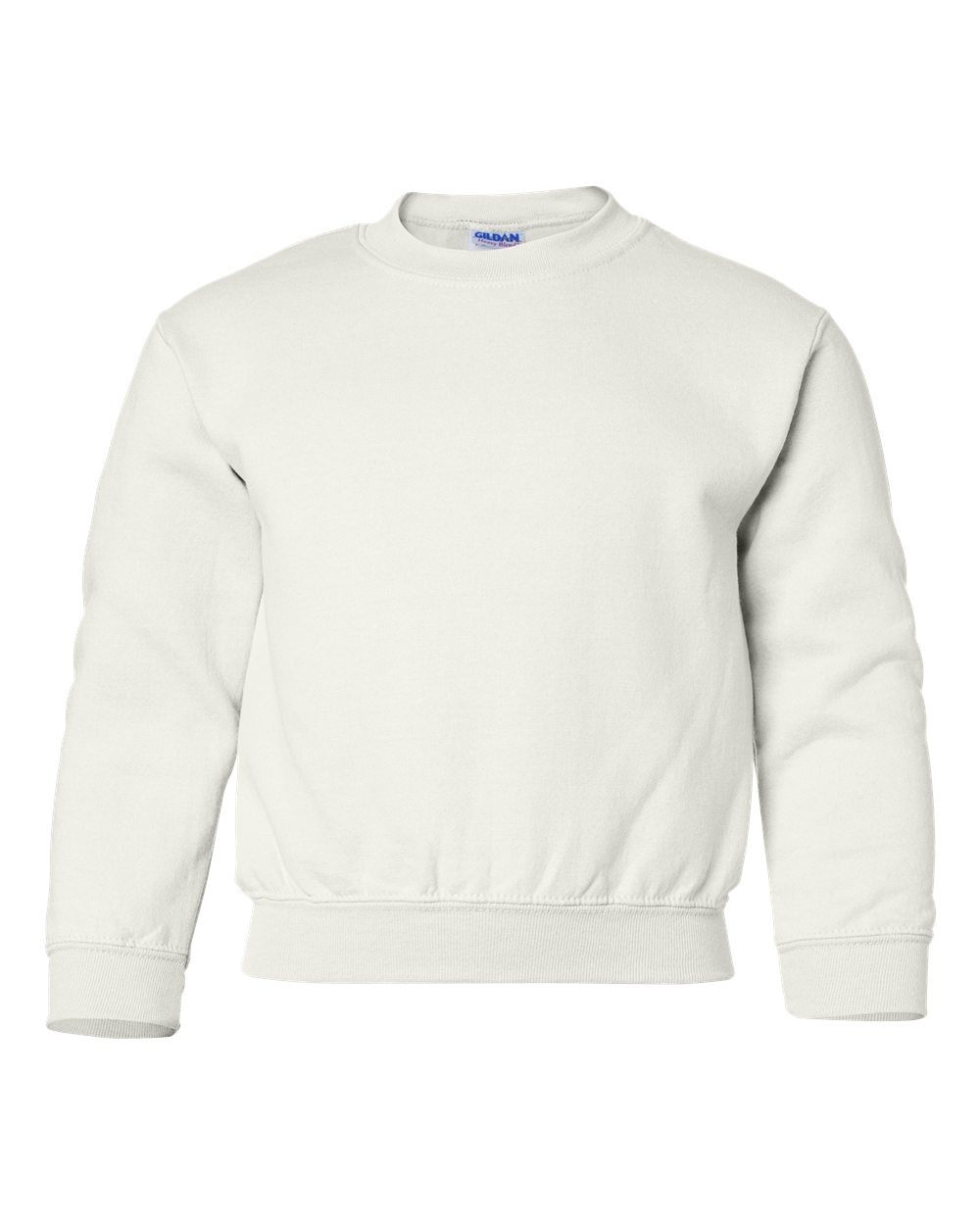 Gildan Youth Heavy Blend™ Crewneck Sweatshirt - 18000B White