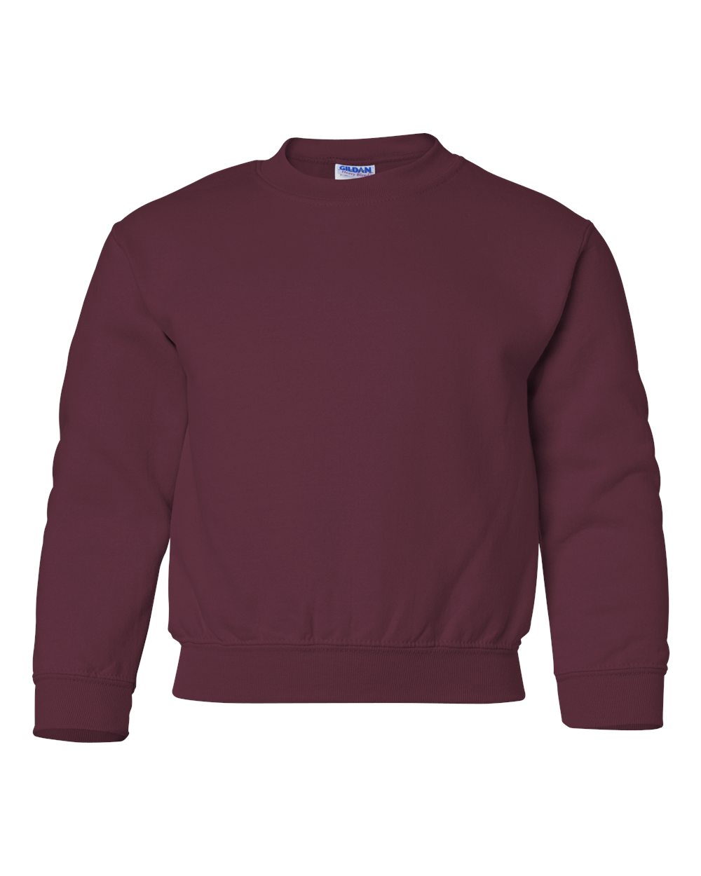 Gildan Youth Heavy Blend™ Crewneck Sweatshirt - 18000B Maroon