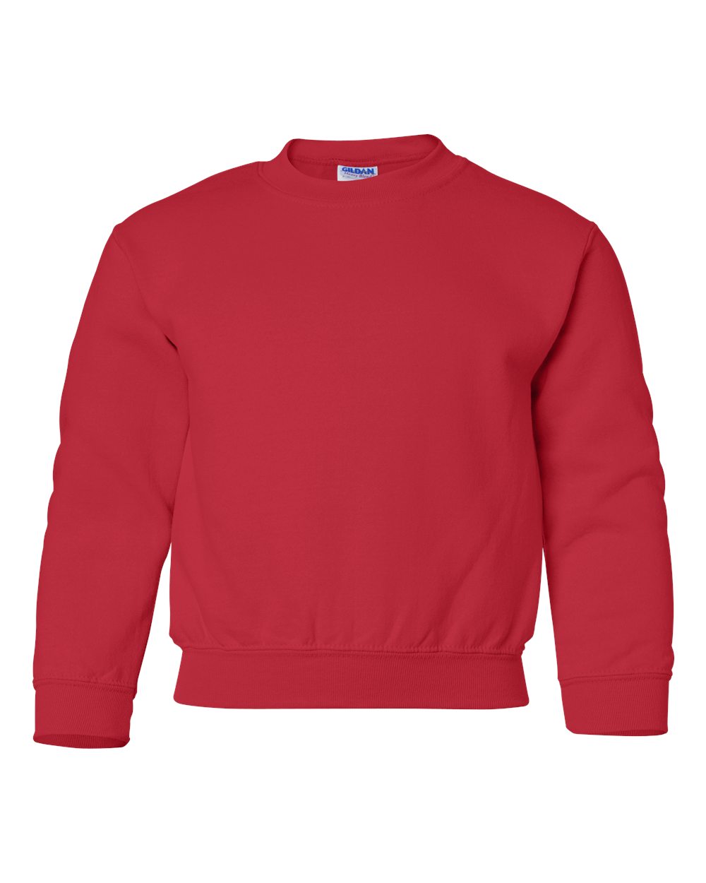 Gildan Youth Heavy Blend™ Crewneck Sweatshirt - 18000B Red