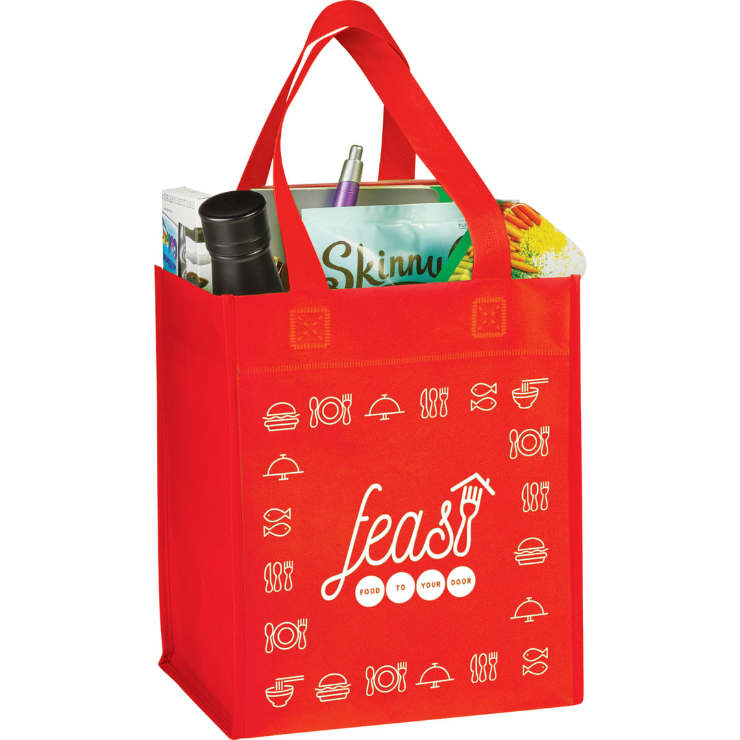 Basic Grocery Tote - SM-7725 Red