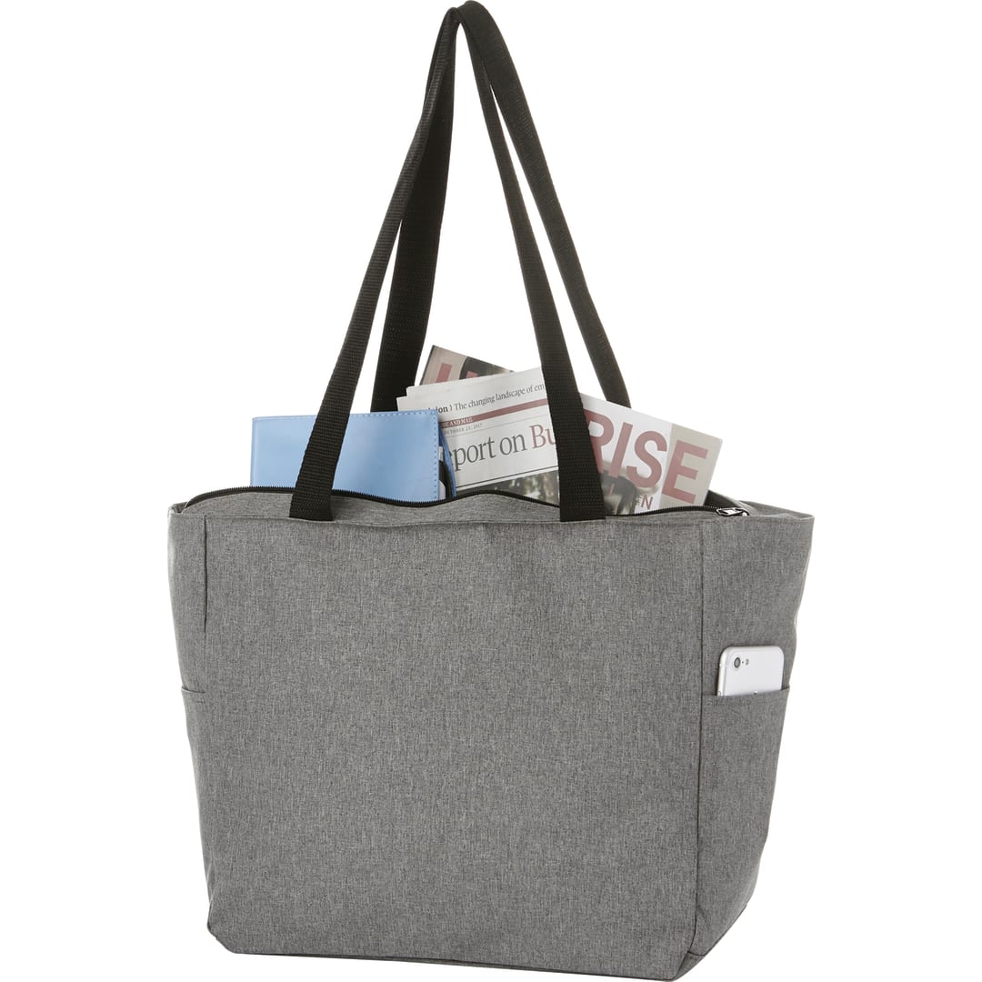 Essential Zip Convention Tote - SM-7753 Gray
