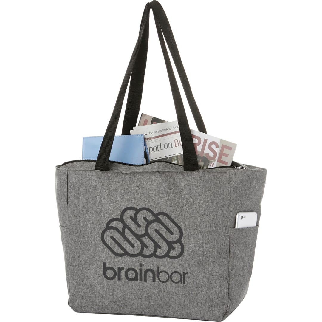 Essential Zip Convention Tote - SM-7753 Gray