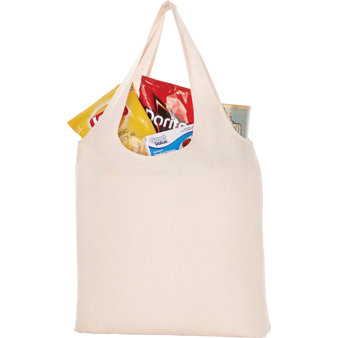All-Purpose 5oz Cotton Canvas Tote - SM-7766 Natural