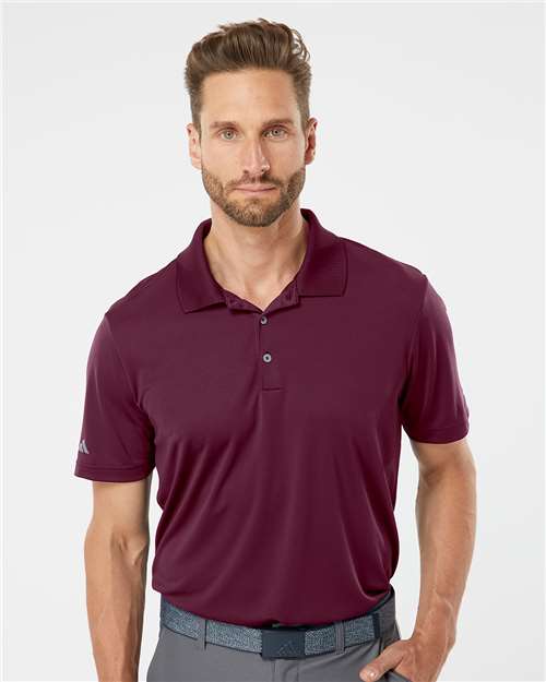 Adidas Men's Performance Polo - A230 Maroon