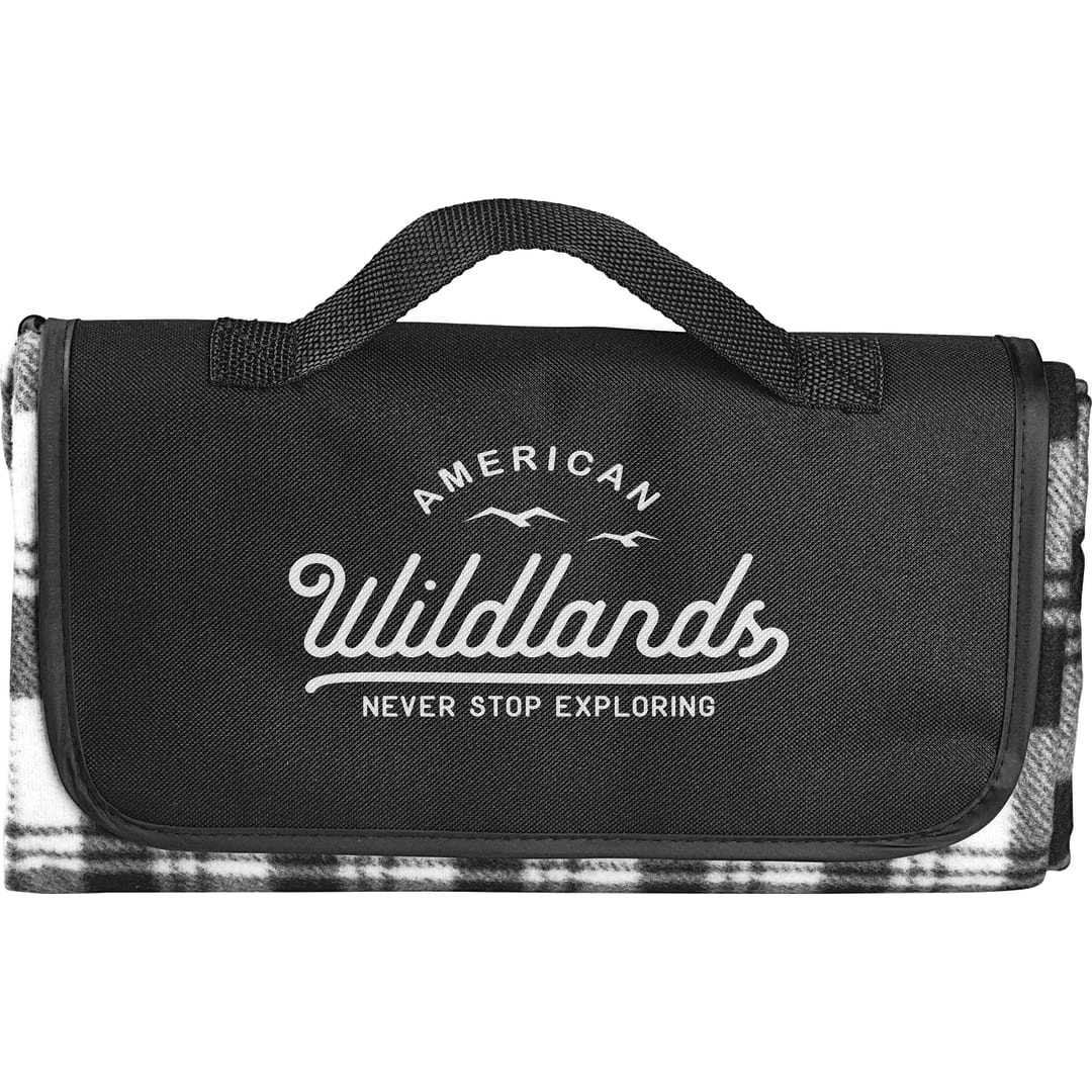 Fold up Picnic Blanket - SM-7796 Black
