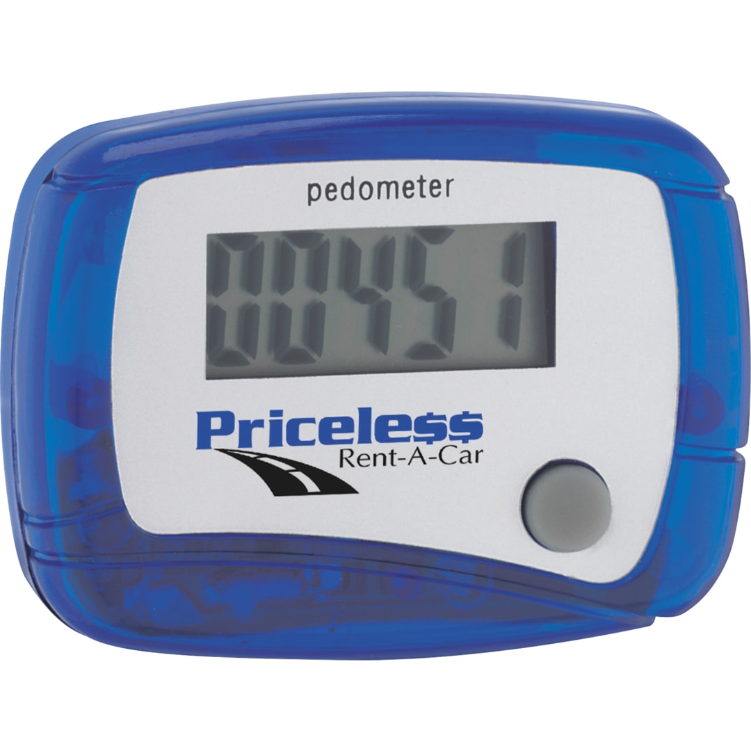 Bullet In Shape Pedometer - SM-7886 Blue