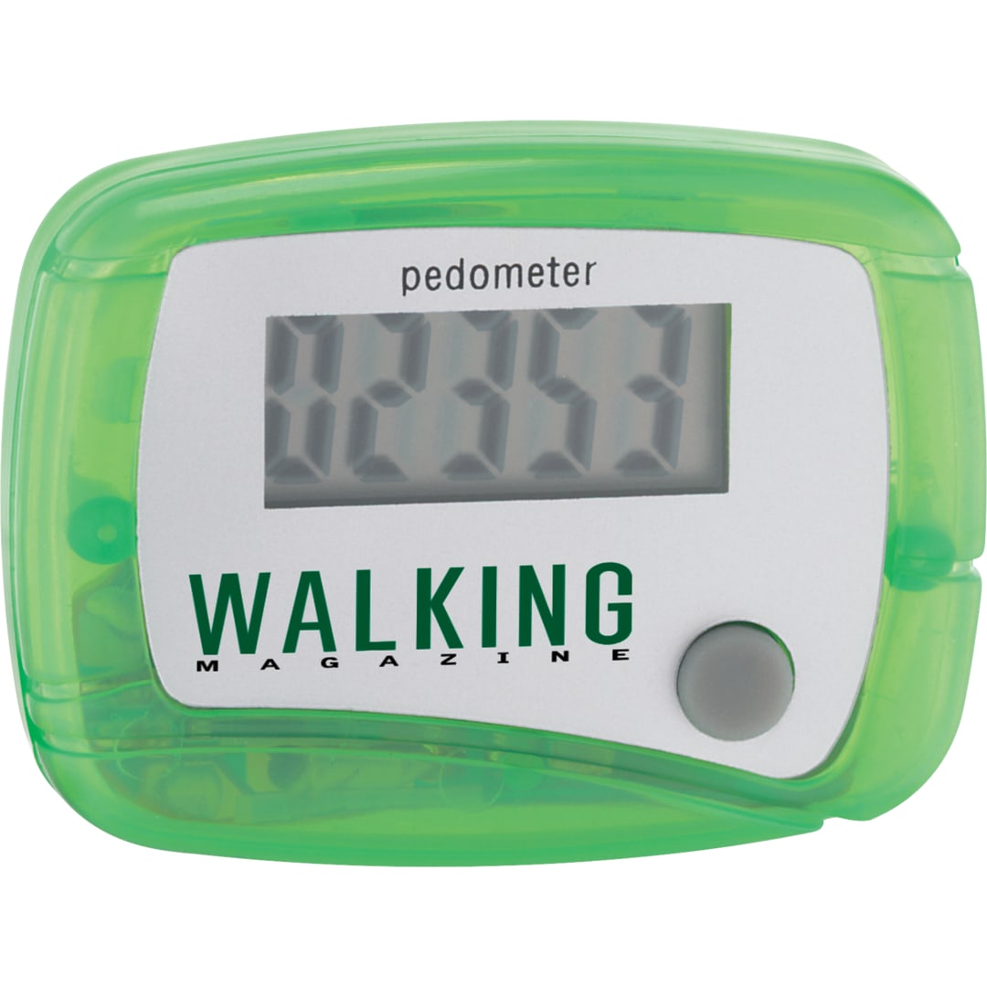 Bullet In Shape Pedometer - SM-7886 Green