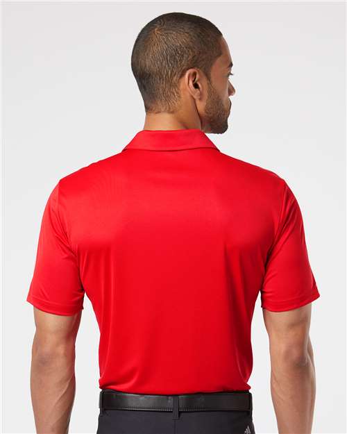 Adidas Men's 3-Stripes Chest Polo - A324 Collegiate Red- Black