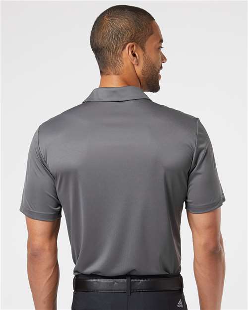 Adidas Men's 3-Stripes Chest Polo - A324 Grey Five- Black