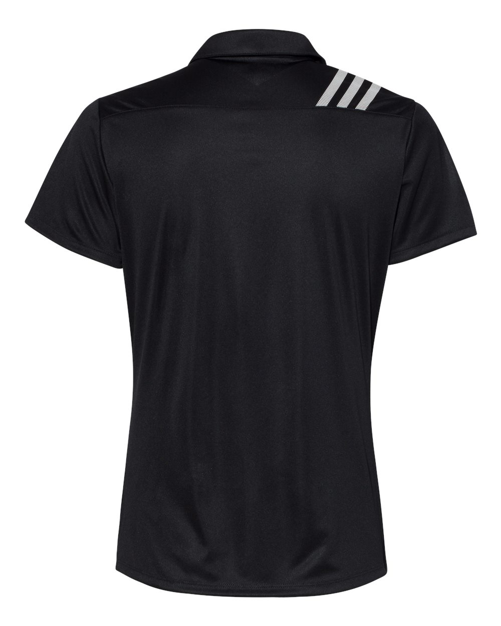 Adidas Women's 3-Stripes Shoulder Polo - A325 Black- White