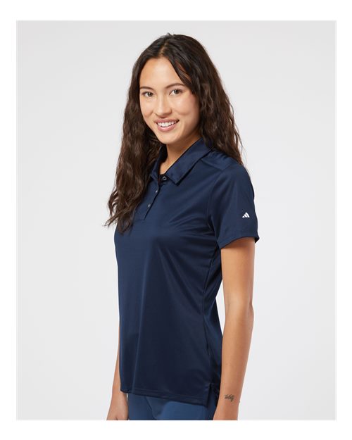 Adidas Women's 3-Stripes Shoulder Polo - A325 Collegiate Navy- White