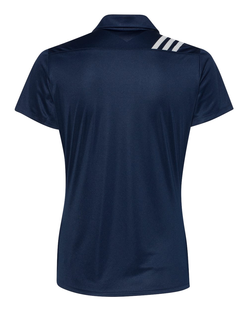 Adidas Women's 3-Stripes Shoulder Polo - A325 Collegiate Navy- White