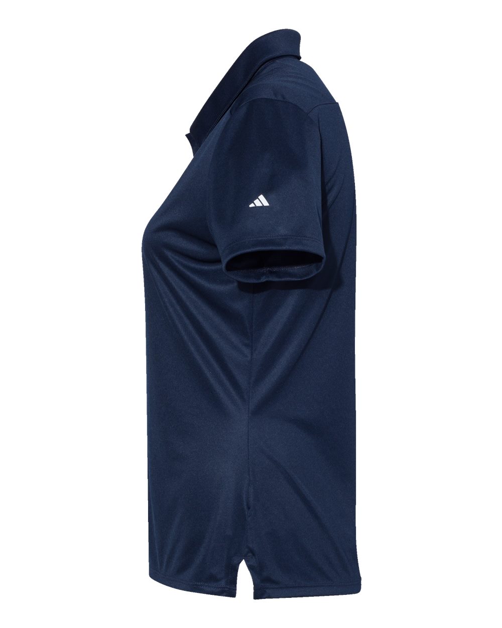 Adidas Women's 3-Stripes Shoulder Polo - A325 Collegiate Navy- White