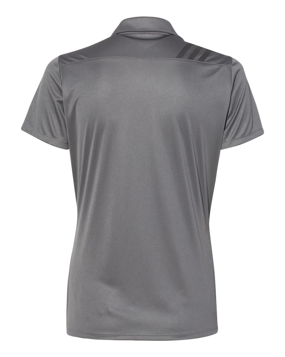 Adidas Women's 3-Stripes Shoulder Polo - A325 Grey Five- Black