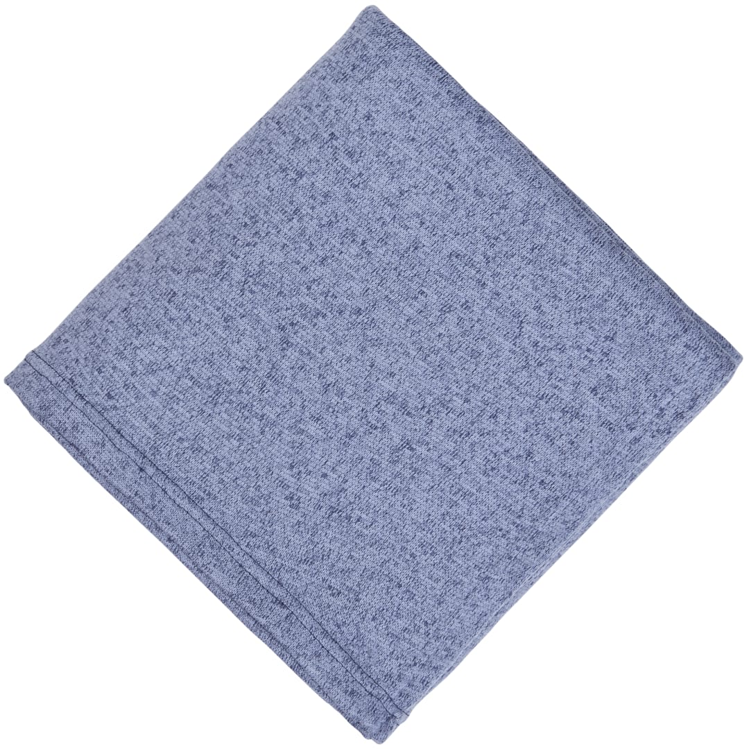 Heathered Fleece Blanket - SM-8712 Blue