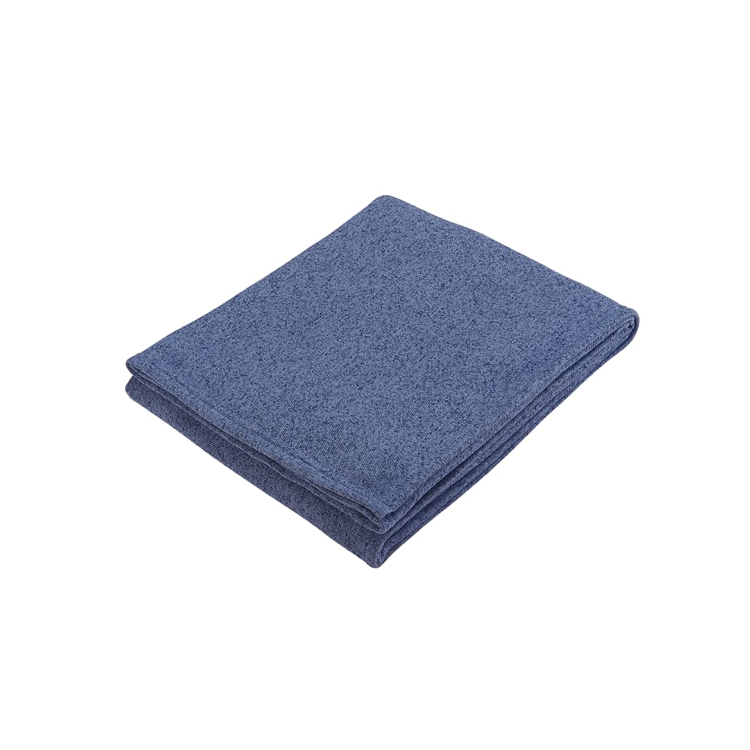Heathered Fleece Blanket - SM-8712 Blue