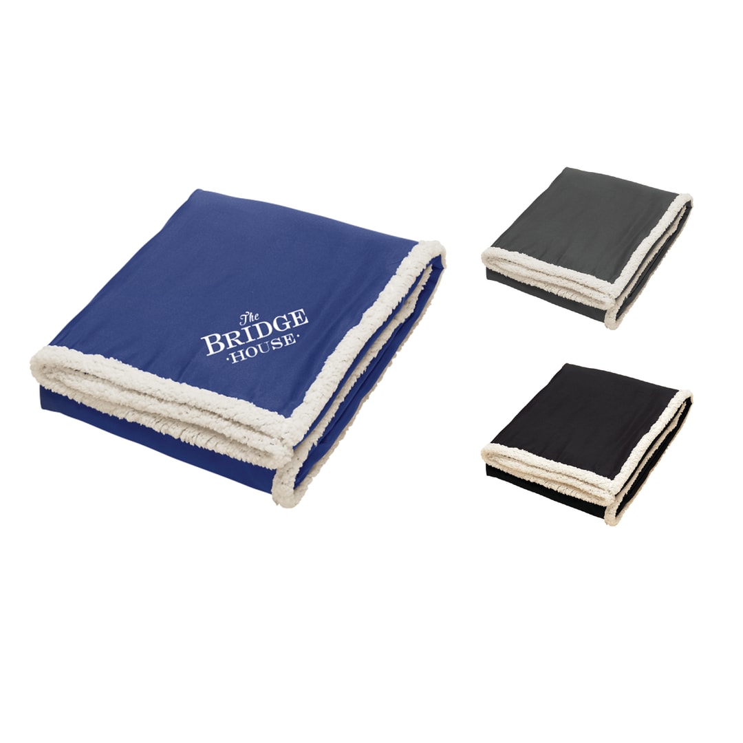 Sherpa Blanket - SM-8720 Blue
