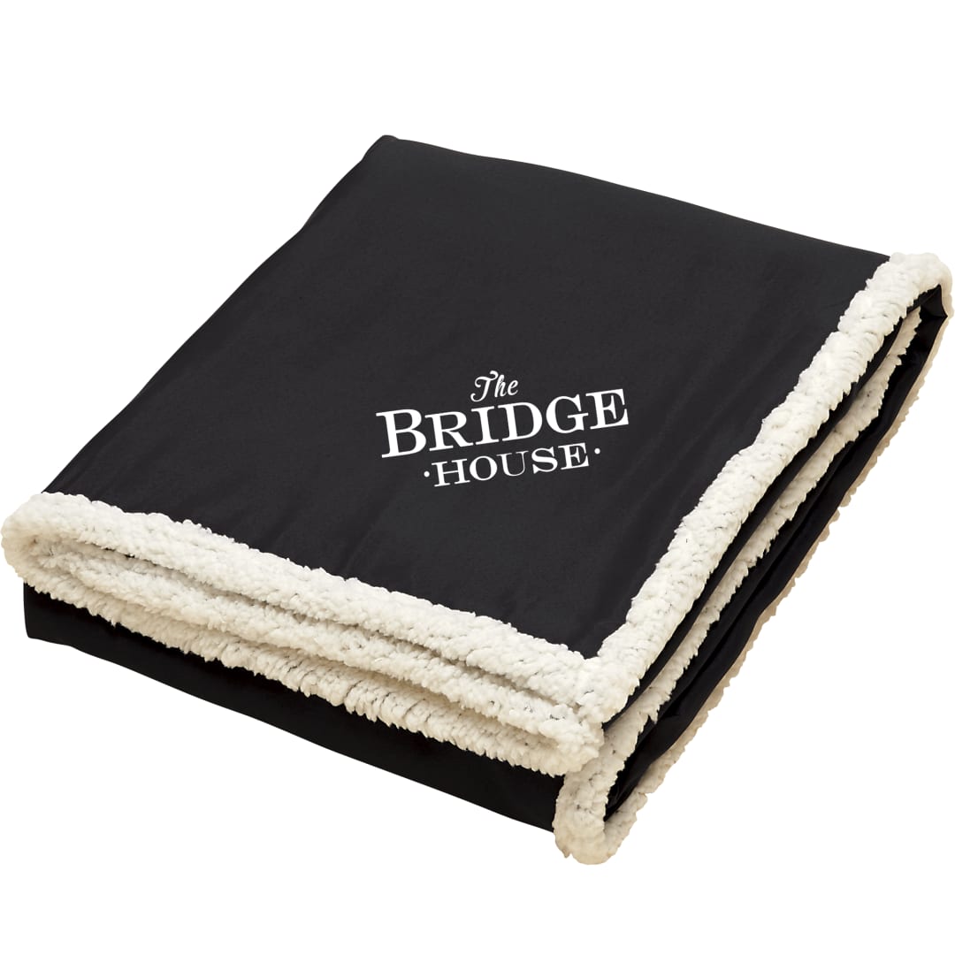 Sherpa Blanket - SM-8720 Black