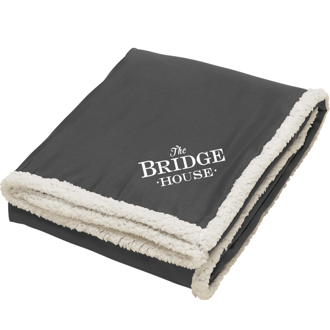 Sherpa Blanket - SM-8720 Gray