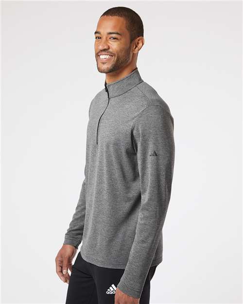 Adidas Men's Ultimate365 Lightweight Quarter-Zip Pullover - A401 Black Heather