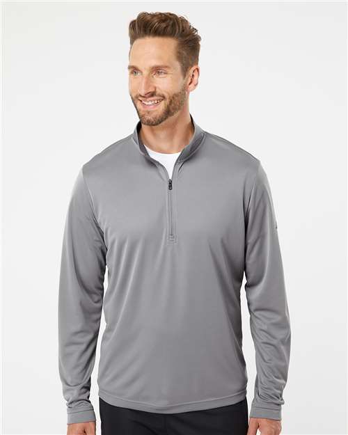 Adidas Men's Ultimate365 Lightweight Quarter-Zip Pullover - A401 Grey Three