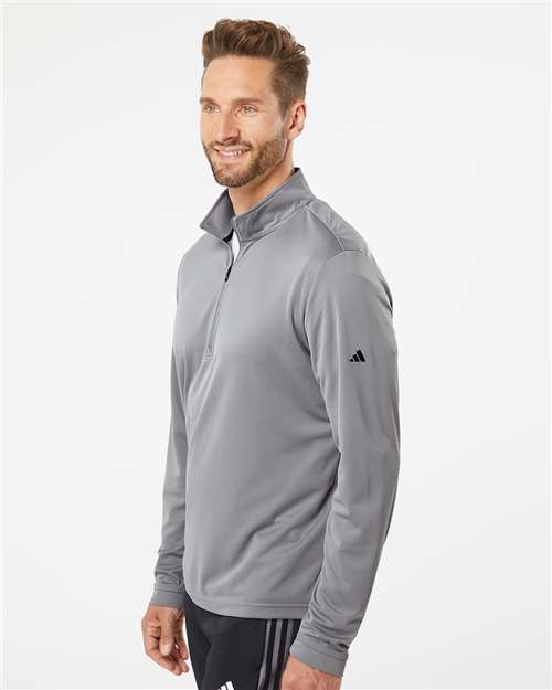 Adidas Men's Ultimate365 Lightweight Quarter-Zip Pullover - A401 Grey Three