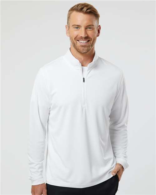 Adidas Men's Ultimate365 Lightweight Quarter-Zip Pullover - A401 White