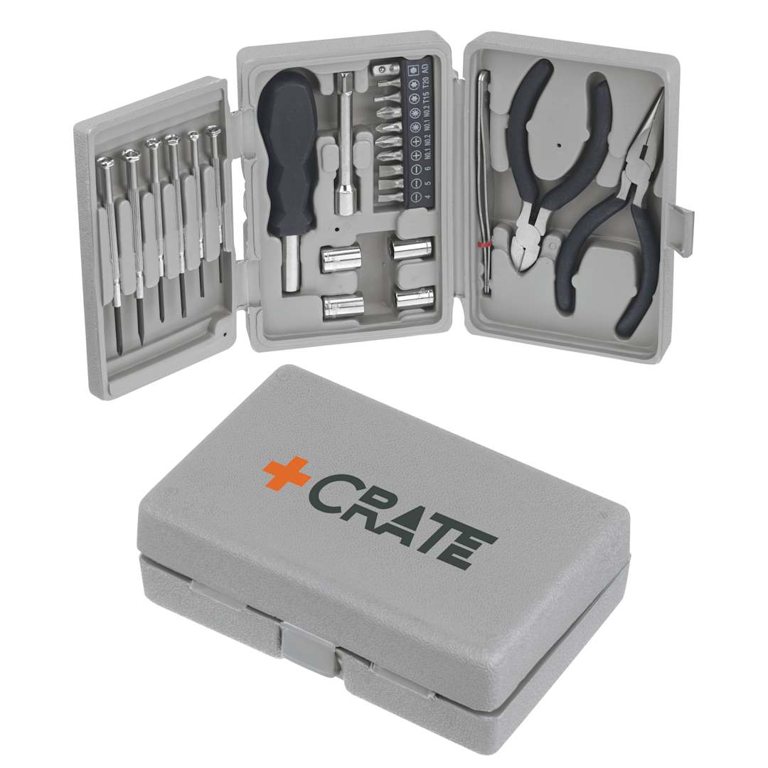 26-Piece Deluxe Tool Kit - SM-9350 Gray