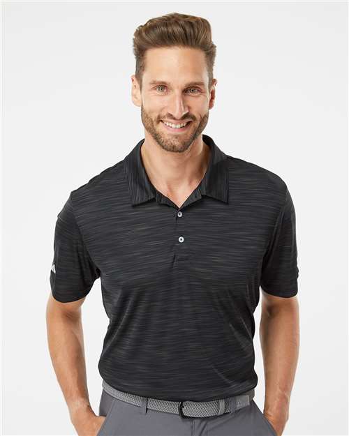 Adidas Men's Mélange Polo - A402 Black Melange