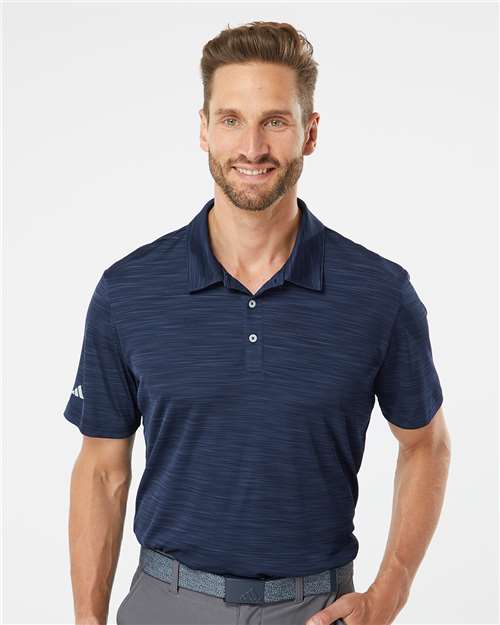 Adidas Men's Mélange Polo - A402 Collegiate Navy Melange