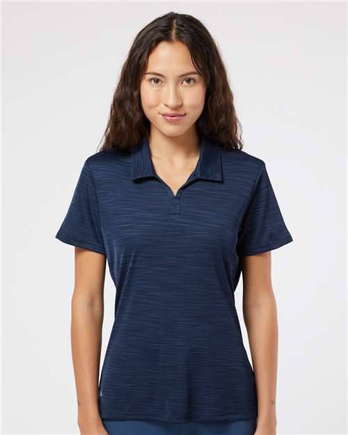Adidas Women's Mélange Polo - A403 Collegiate Navy Melange