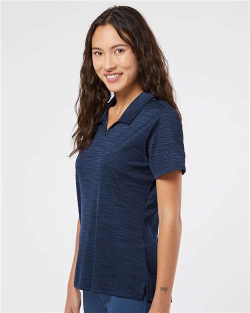 Adidas Women's Mélange Polo - A403 Collegiate Navy Melange