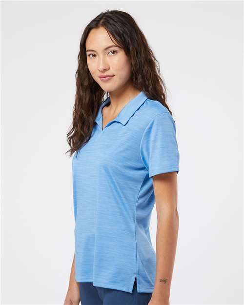 Adidas Women's Mélange Polo - A403 Lucky Blue Melange