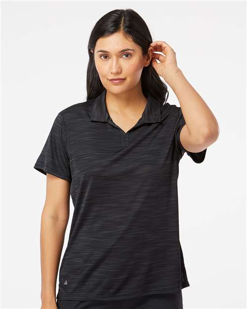 Adidas Women's Mélange Polo - A403 Black Melange