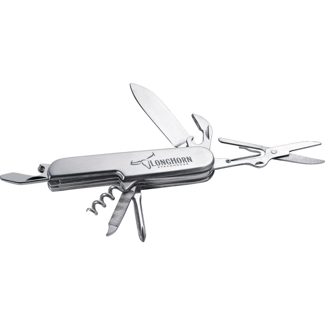 8-Function Stainless Steel Knife - SM-9435 Silver