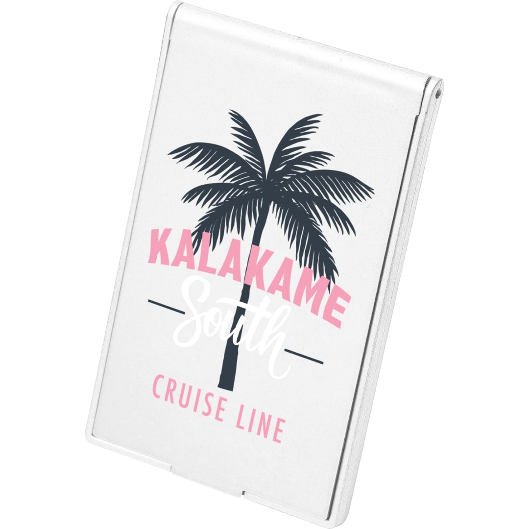 Stand-Up Pocket Mirror - SM-9447 White