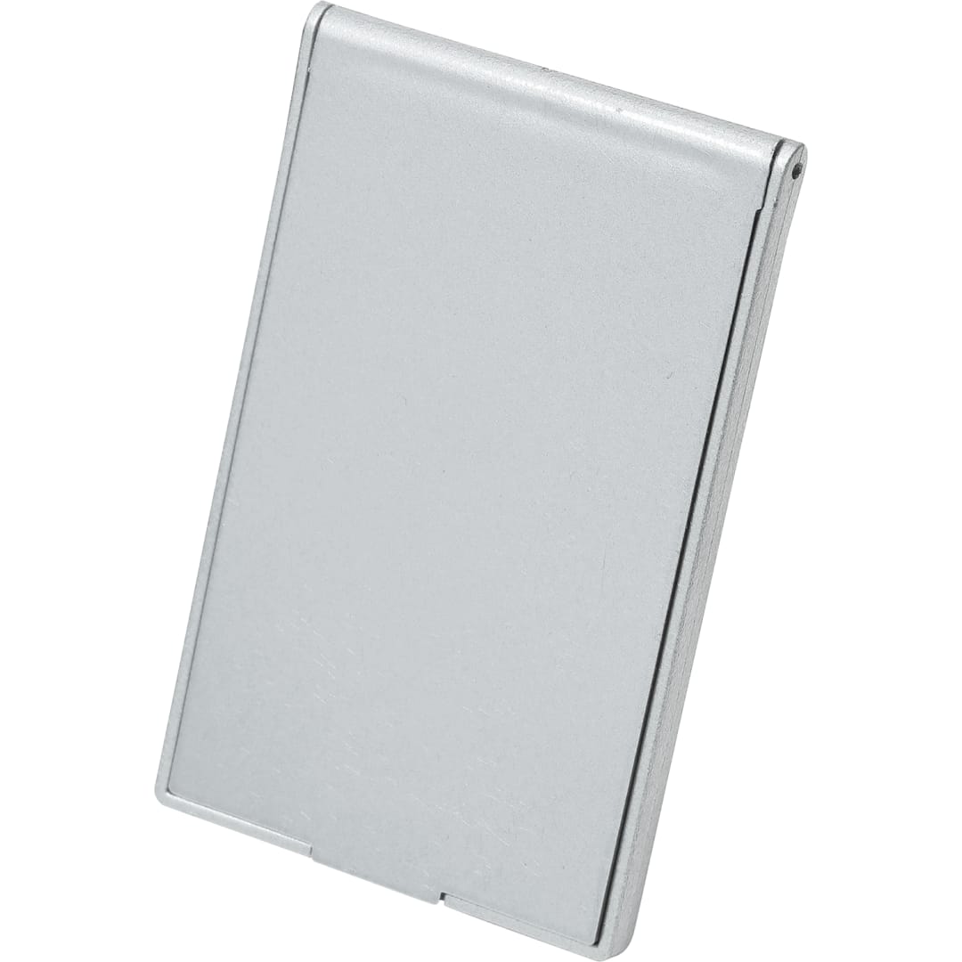 Bullet Stand-Up Pocket Mirror - SM-9447 Silver