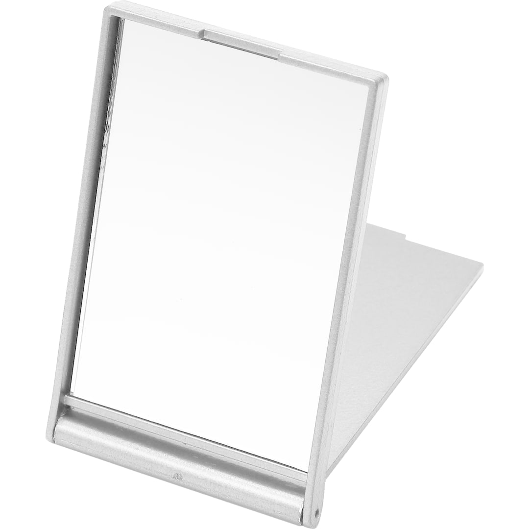 Bullet Stand-Up Pocket Mirror - SM-9447 White
