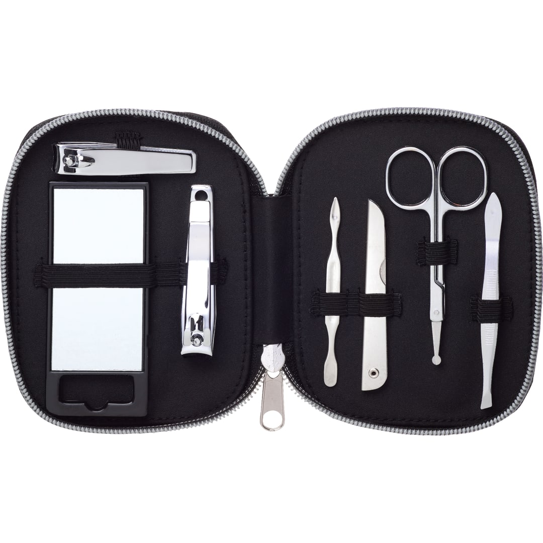 Vanity 7-Piece Personal Care Kit - SM-9481 Black