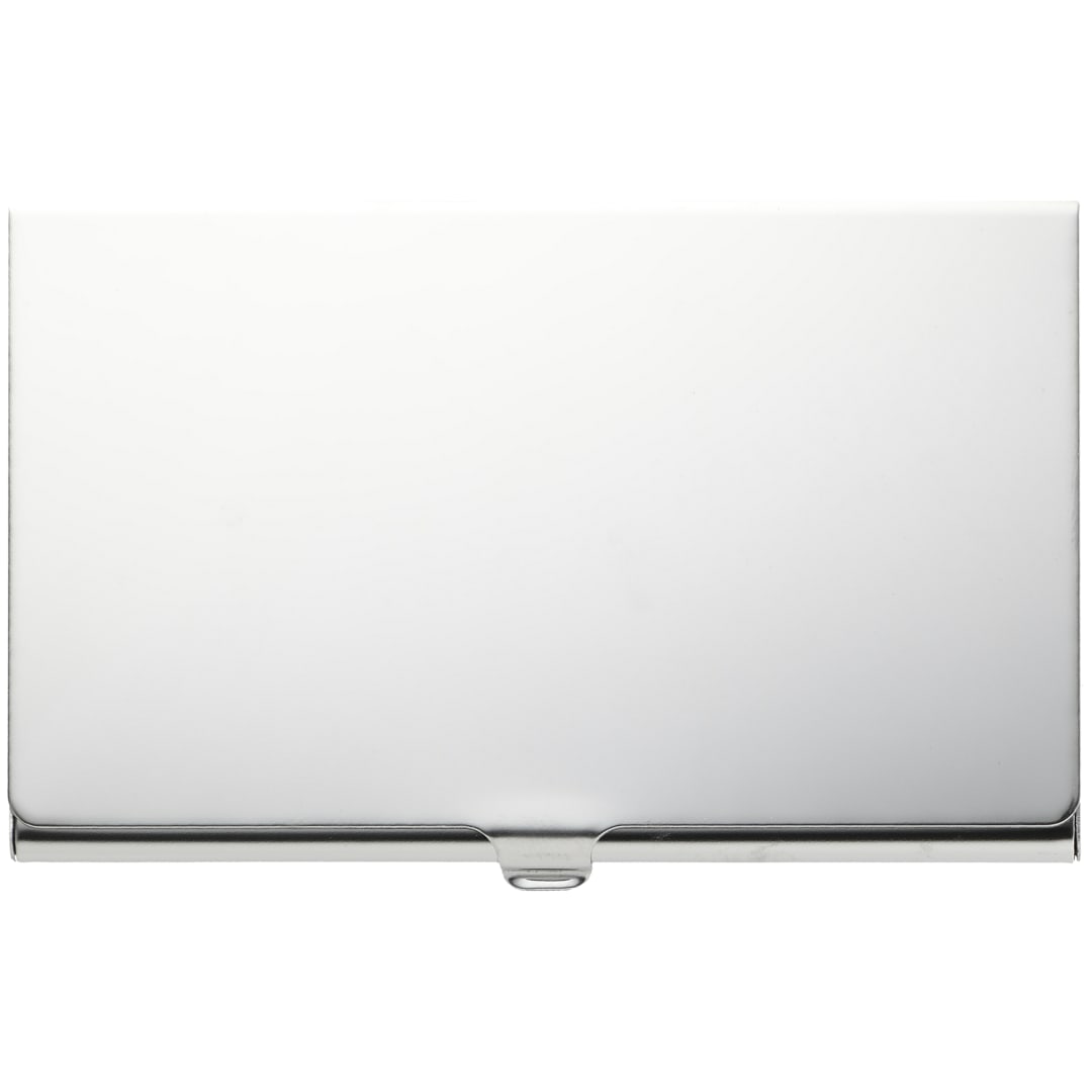 Traverse Business Card Holder - SM-9590 Silver