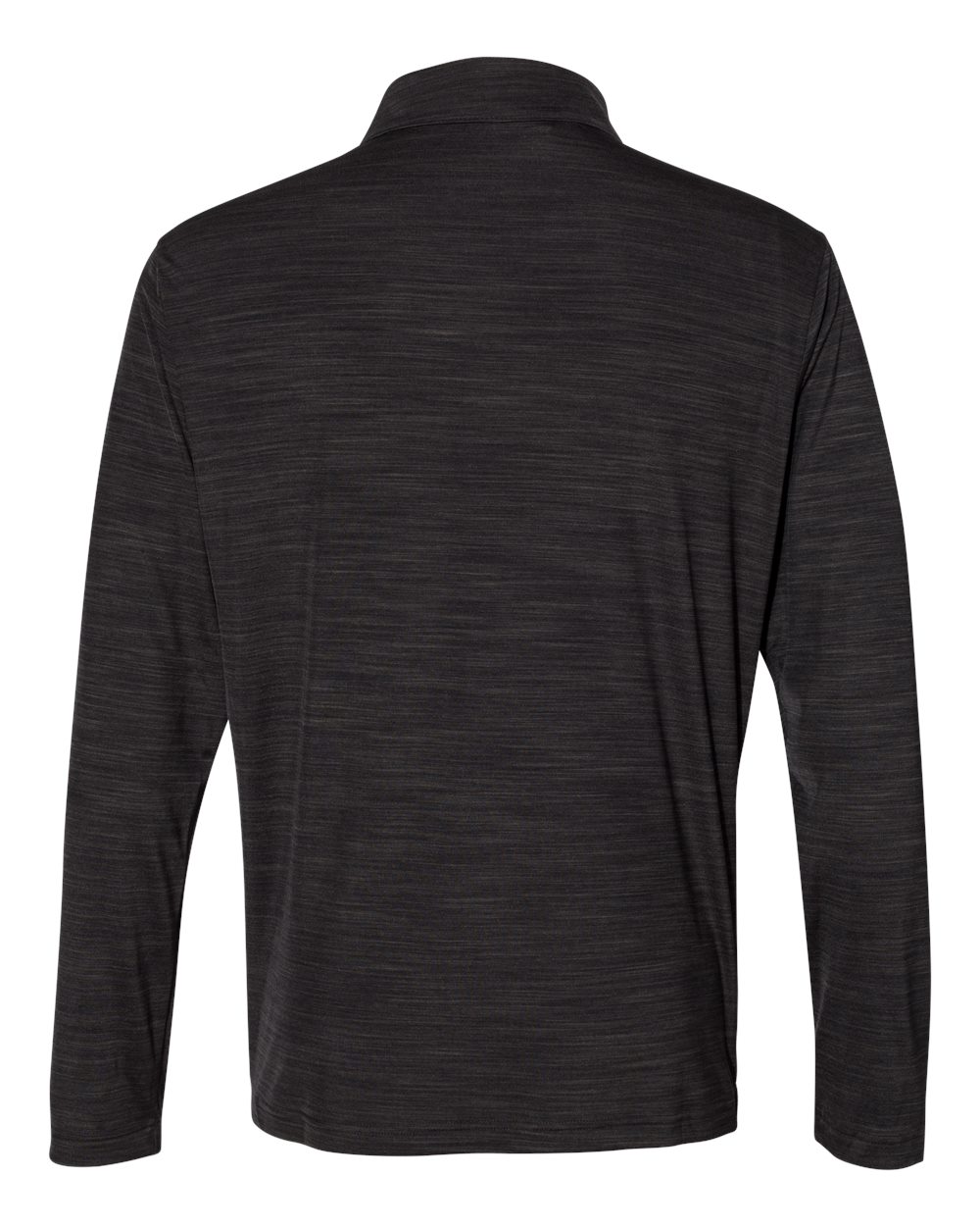 Adidas Men's Lightweight Mélange Quarter-Zip Pullover - A475 Black Melange