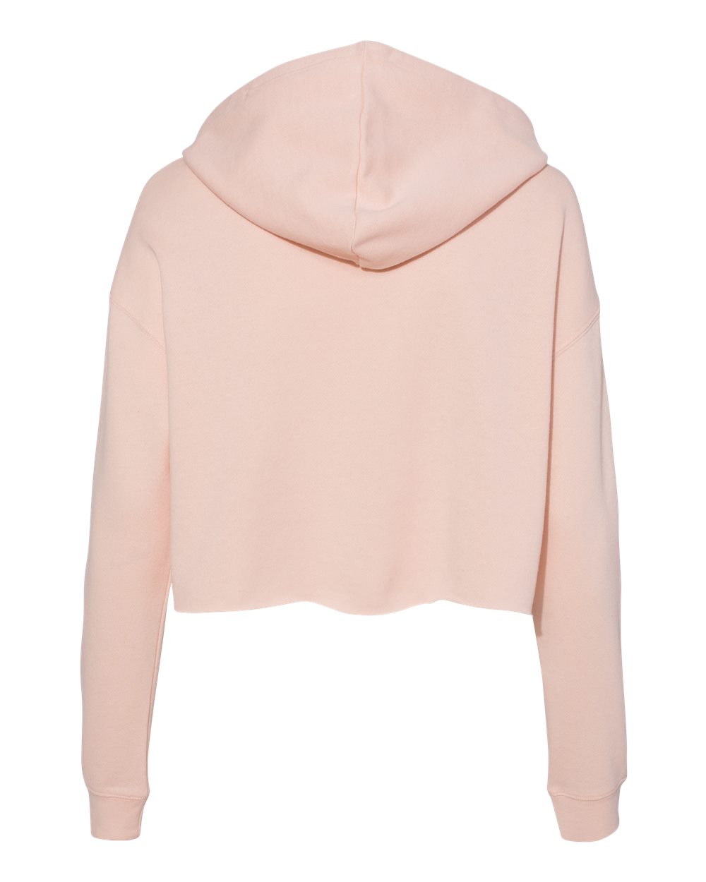 Independent Trading Co. Women’s Lightweight Crop Hooded Sweatshirt - AFX64CRP Blush