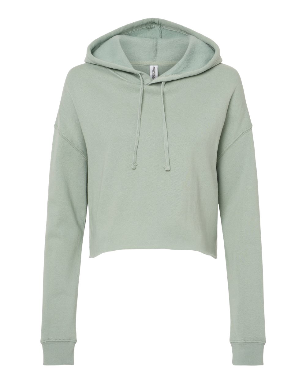 Independent Trading Co. Women’s Lightweight Crop Hooded Sweatshirt - AFX64CRP Sage