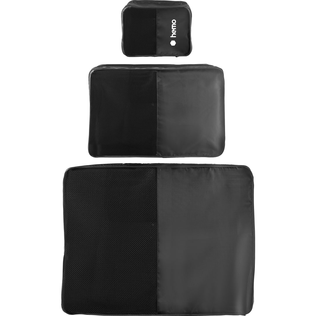 Packing Cubes 3pc Set - SM-9930 Black
