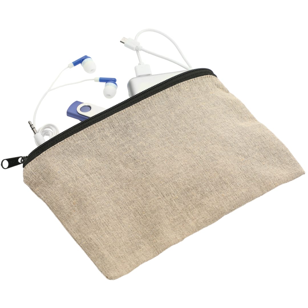 Recycled 5oz Cotton Twill Pouch - SM-9935 Natural