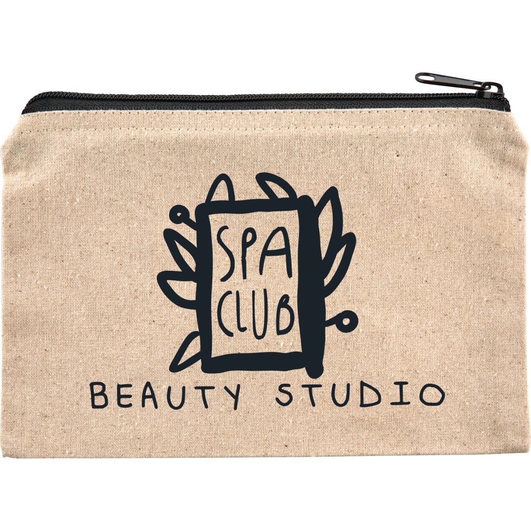 8oz. Cotton Travel Pouch - SM-9938 Natural