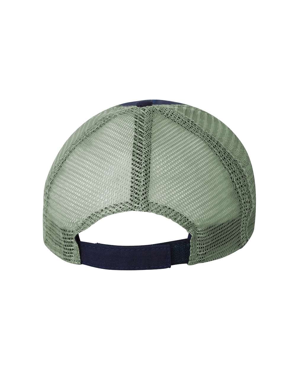 Valucap Bio-Washed Trucker Cap - AH80 Navy- Grey