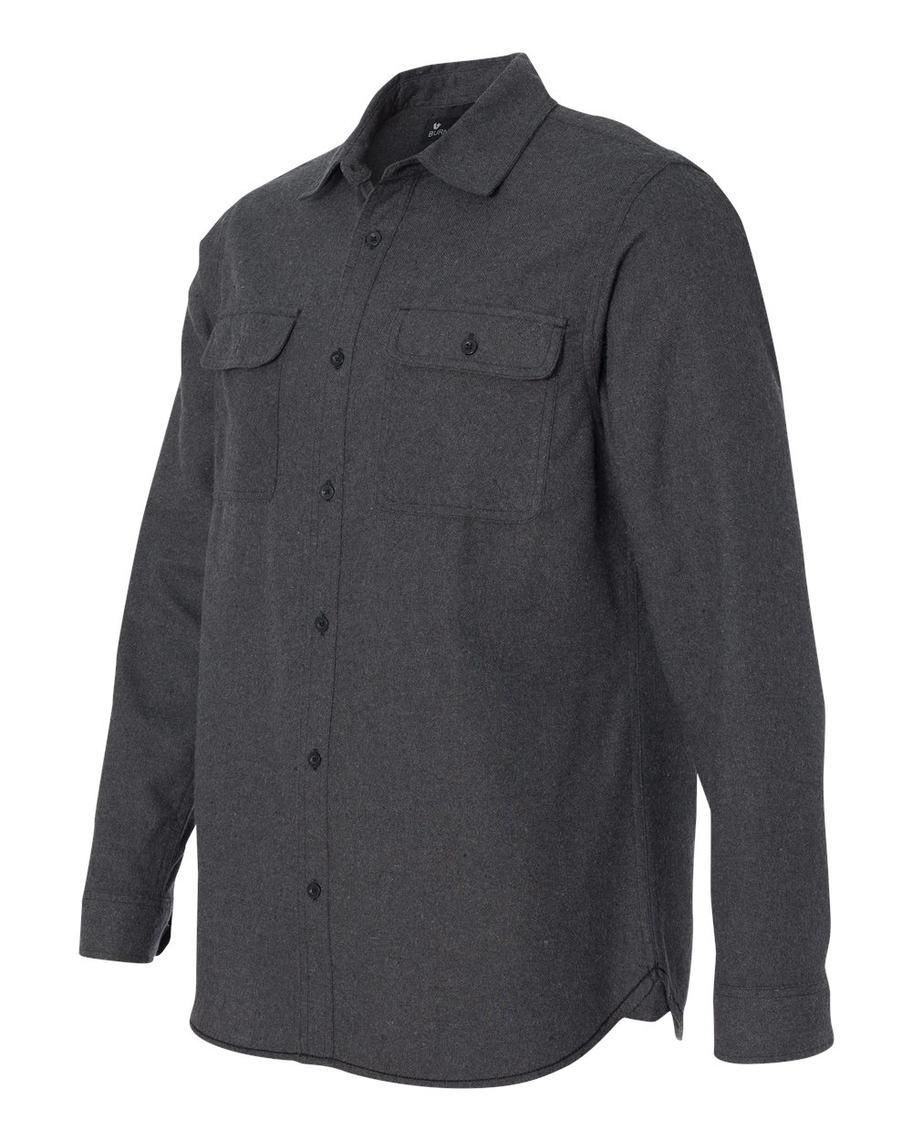 Burnside Men's Solid Flannel Shirt - 8200 - B8200 Charcoal